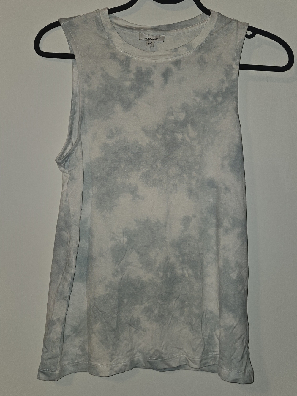 🎀Reitmans Light Blue Tie-Dye Crewneck Tank - Picture 2 of 3